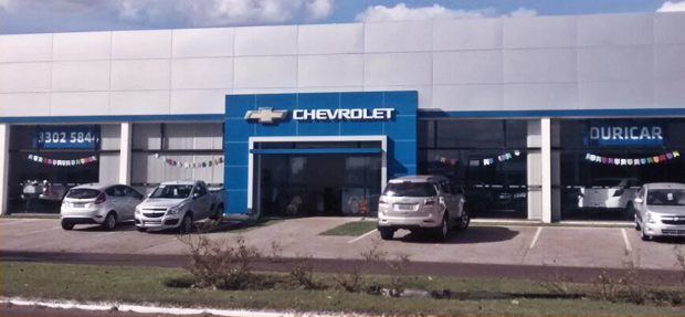 Fachada concessionária Chevrolet Ouricar de Ourinhos