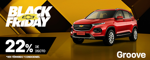 OPORTUNIDAD Coseche -¡Black Friday! Tú Chevrolet GROOVE con 22% de descuento