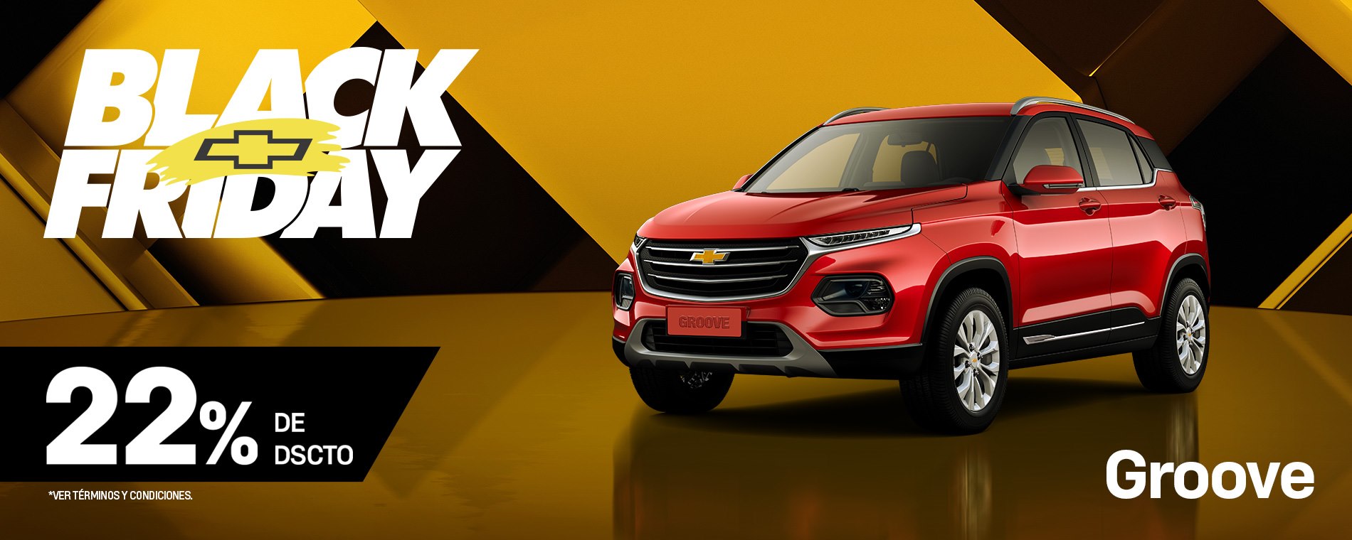 OPORTUNIDAD Coseche -¡Black Friday! Tú Chevrolet GROOVE con 22% de descuento