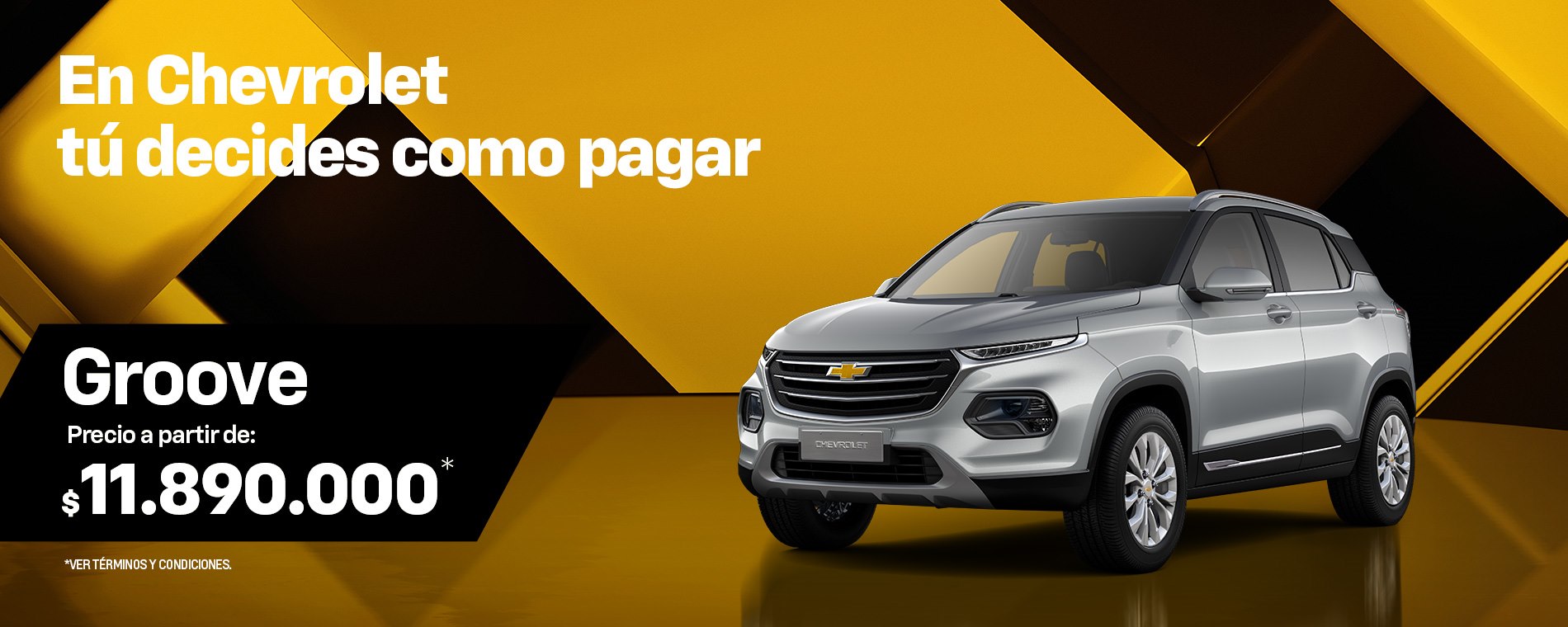 OPORTUNIDAD Coseche - ¿Cuota ó Precio? ¡Tú eliges! Chevrolet Groove - Precio desde $11.890.000* y más