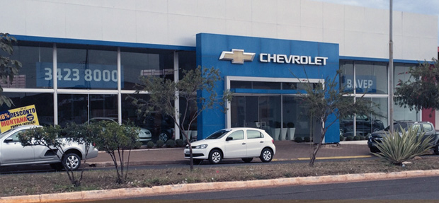 Fachada concessionária Chevrolet Bavep