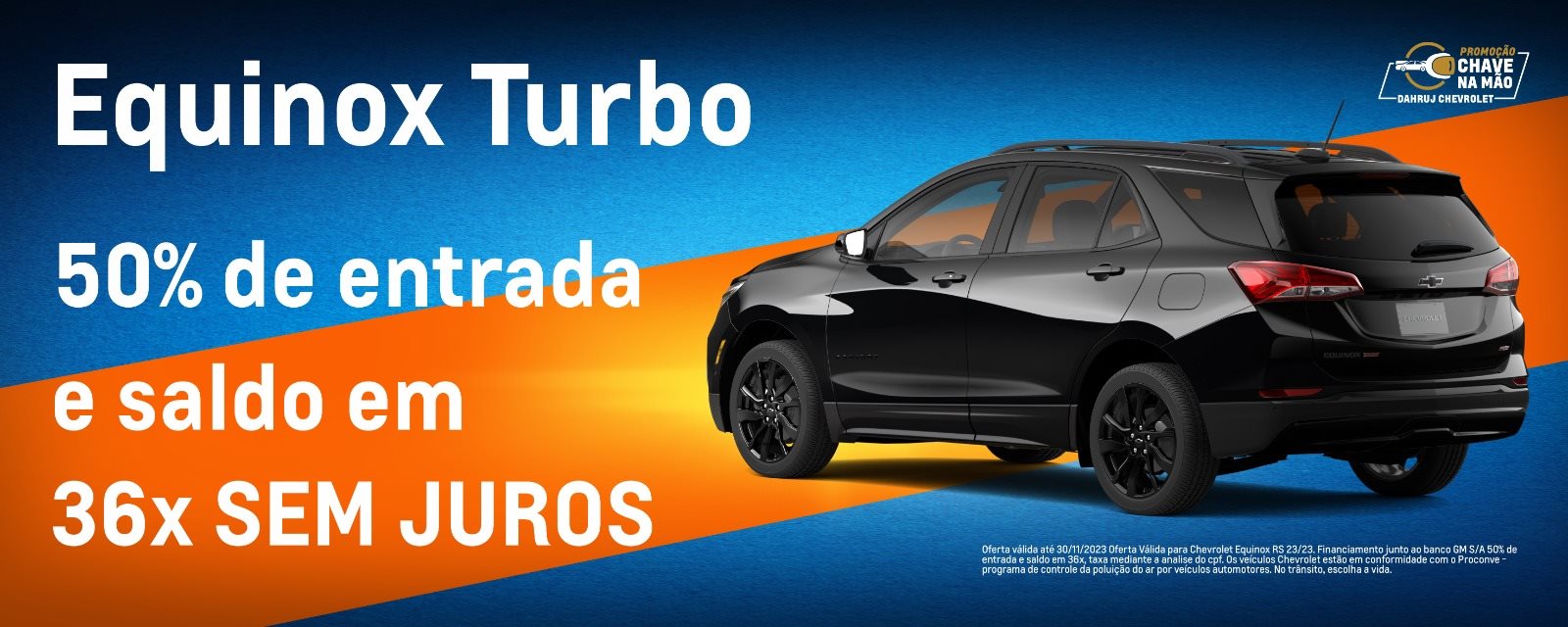 Equinox Turbo Taxa Zero