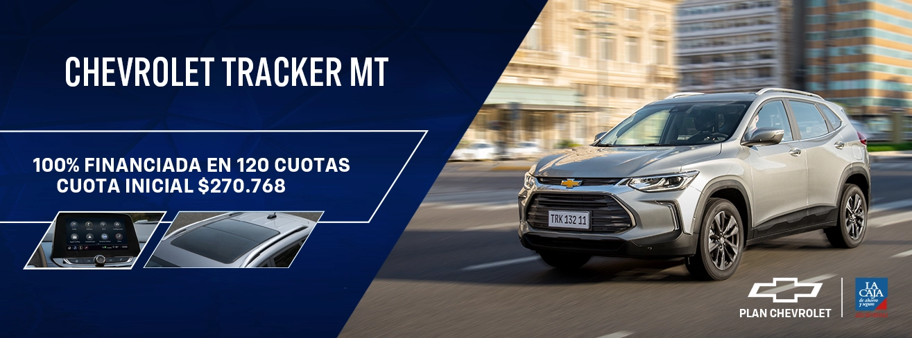 Plan Chevrolet Tracker MT