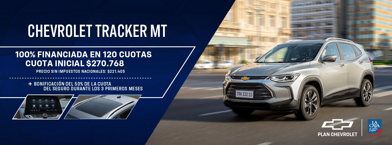 Plan Chevrolet Tracker MT