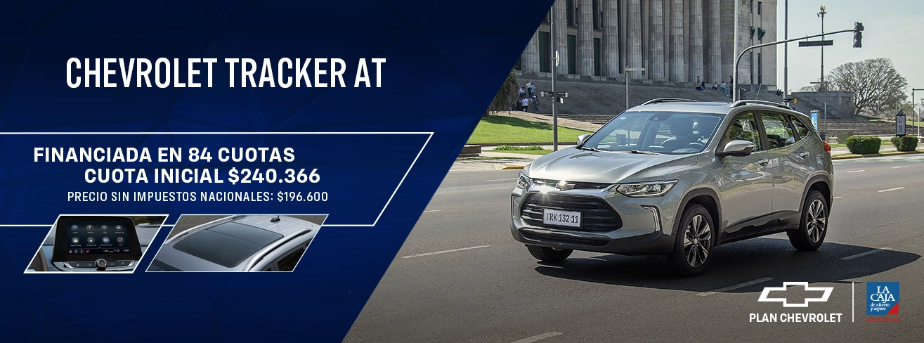 Plan Chevrolet Tracker AT