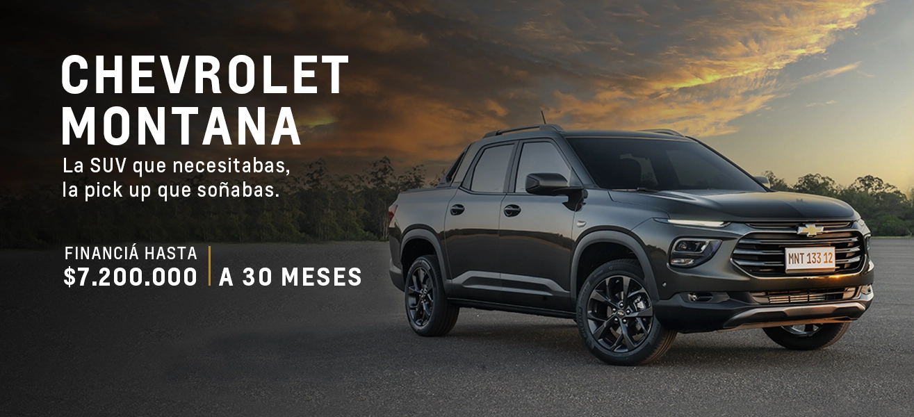 Chevrolet Montana | Financiá hasta $7.200.000 a 30 meses