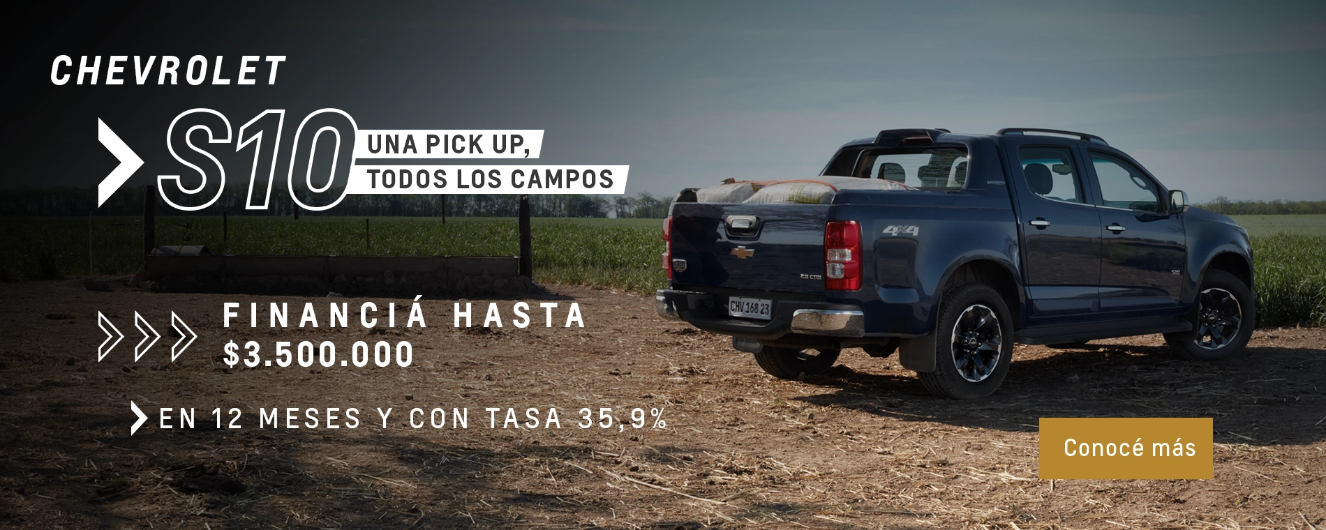 Chevrolet S10 | Financiá hasta 3.500.000 en 12 meses