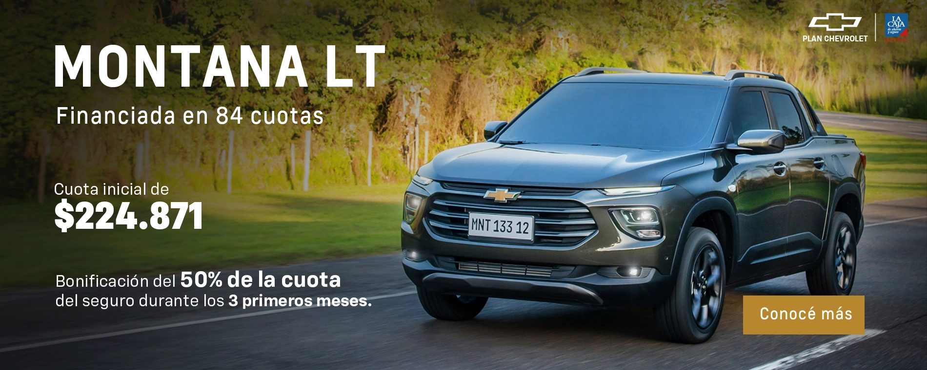 Plan Chevrolet Montana LT