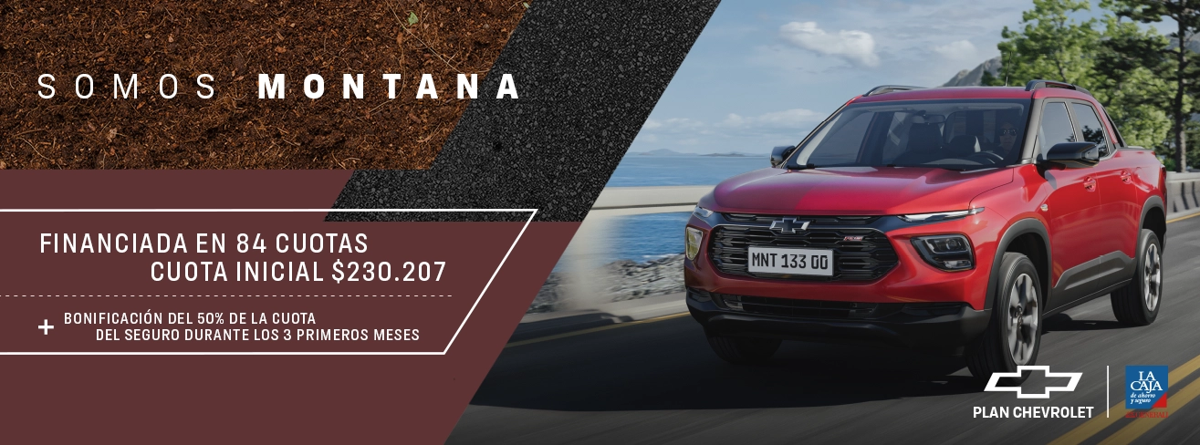 Plan Chevrolet Montana LT