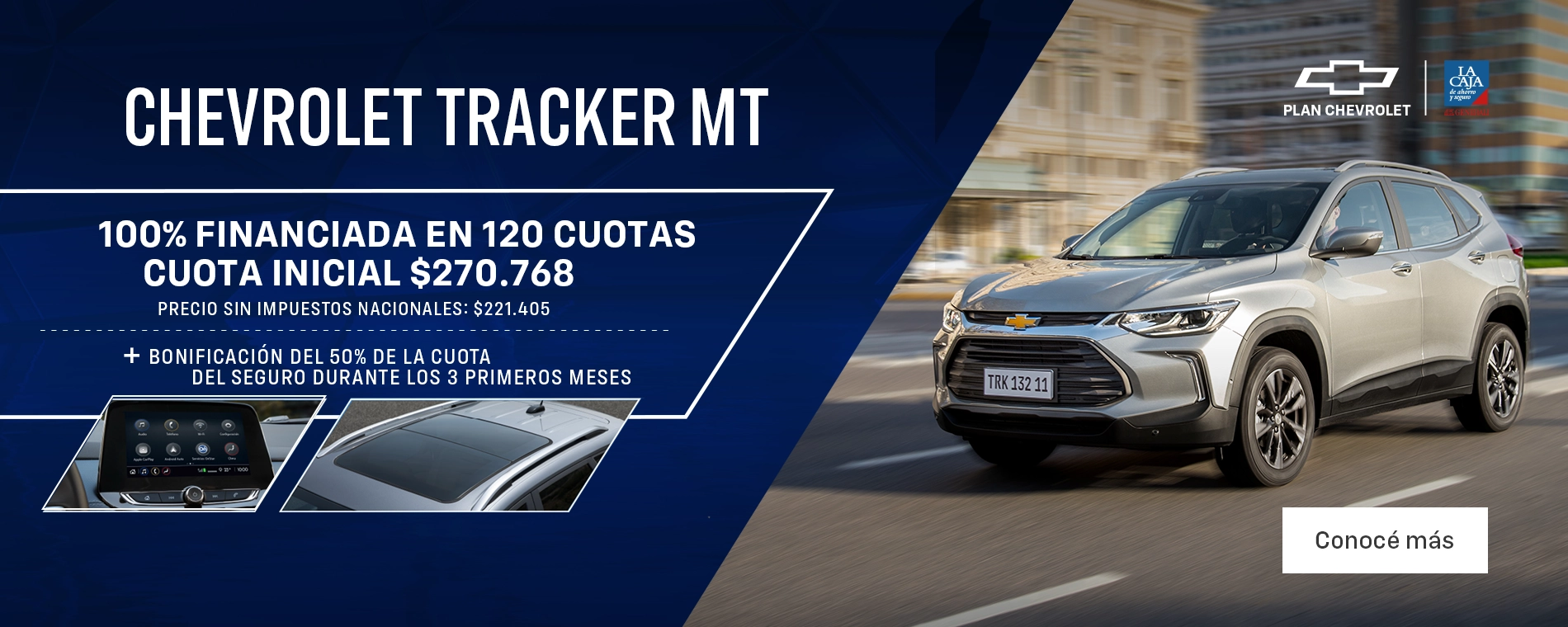 Plan Chevrolet Tracker MT