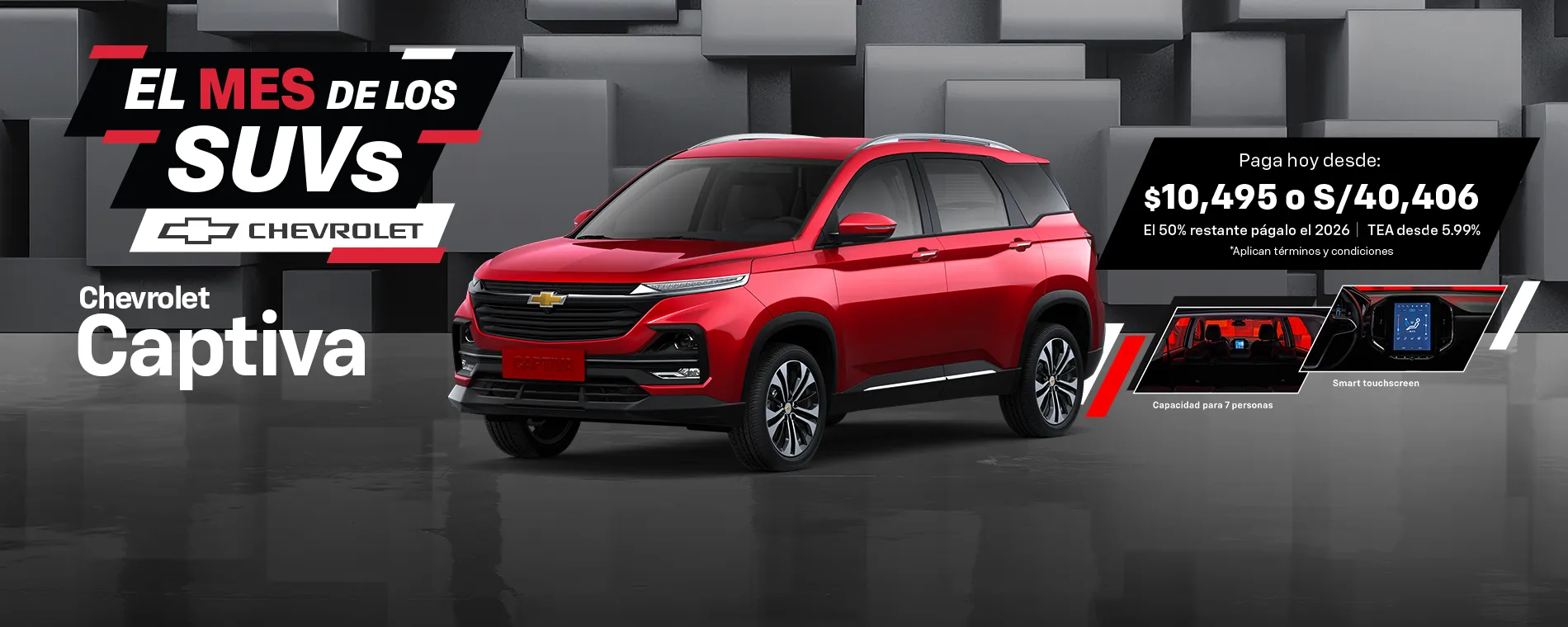 El Mes de los SUV's - Chevrolet Captiva