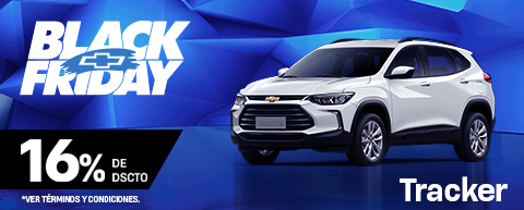 BENEFICIO Salfa Sur - !Black Friday! Tú Chevrolet Tracker con 16% de descuento *