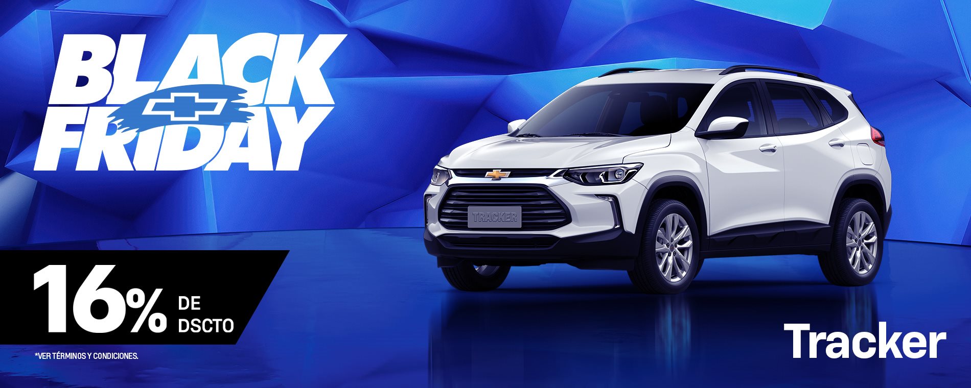 BENEFICIO Salfa Sur - !Black Friday! Tú Chevrolet Tracker con 16% de descuento *