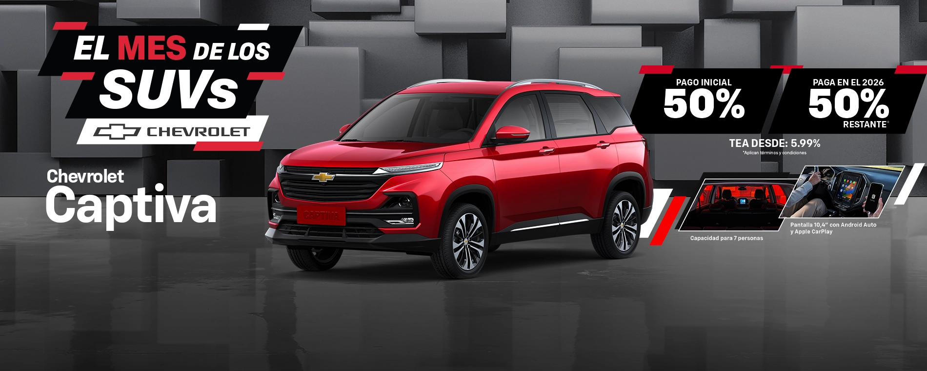 El Mes de los SUV's - Chevrolet Captiva