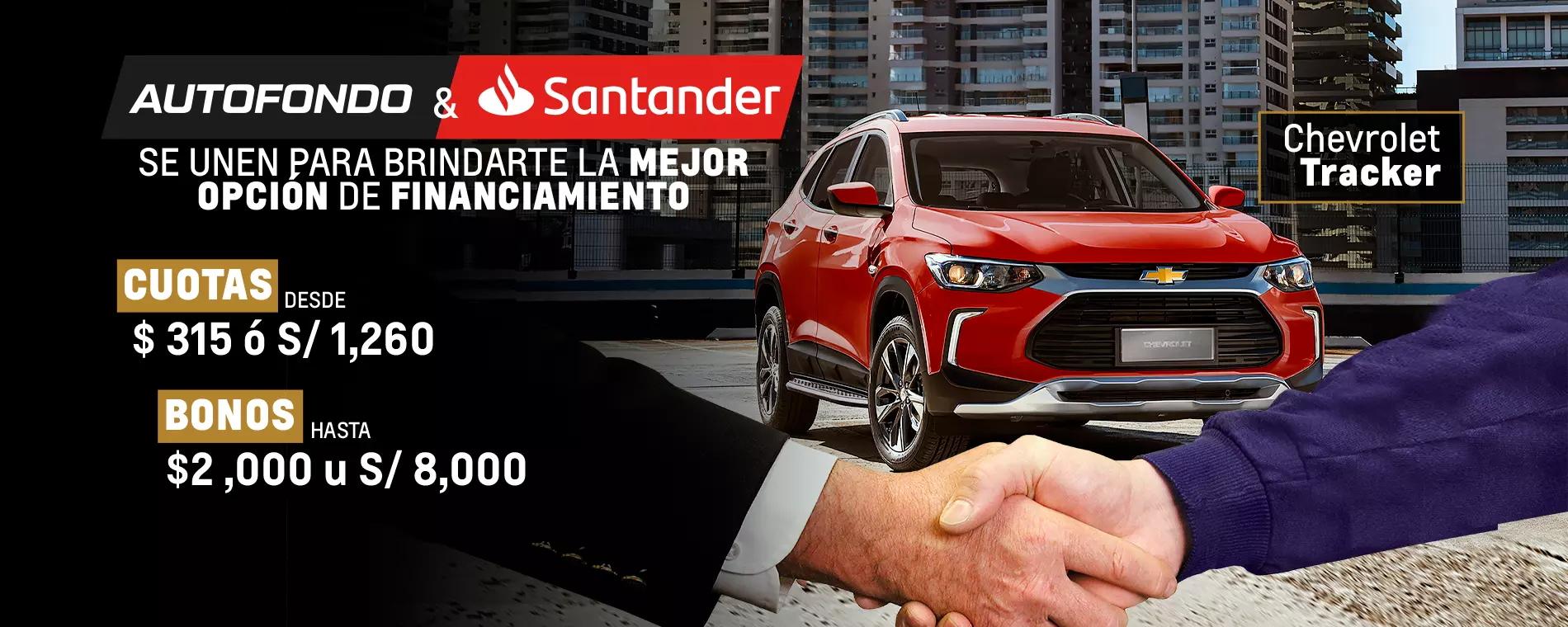 Autofondo y Santander se unen para Brindarte la mejor Opción de Financiamiento