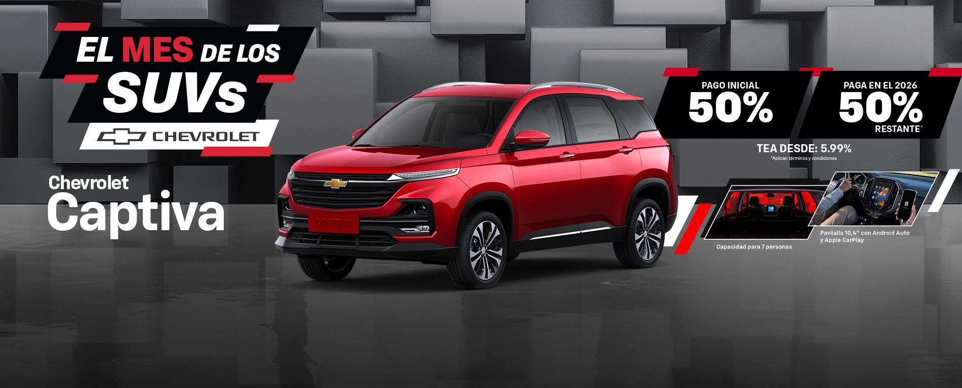 El Mes de los SUV's - Chevrolet Captiva