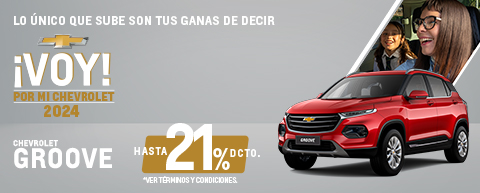 Chevrolet Melhuish - OFERTA GROOVE 2024  con hasta 21% descuento - INCLUYE - Bono de hasta $3.100.000*