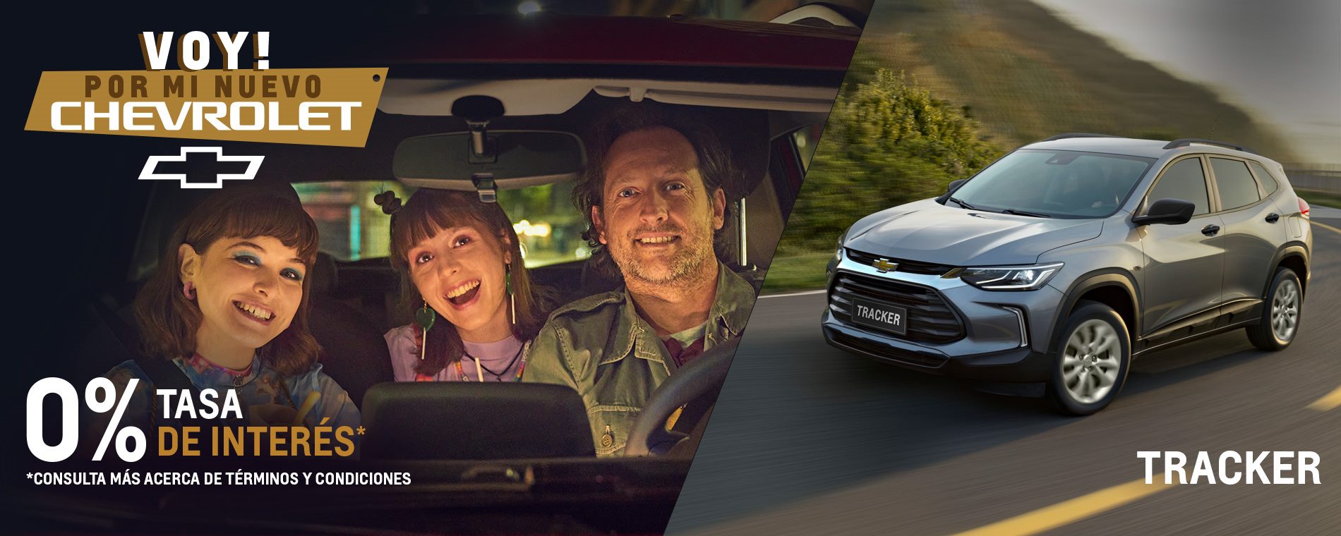 Chevrolet Kovacs - Venta especial Tracker con 0% tasa de interés
