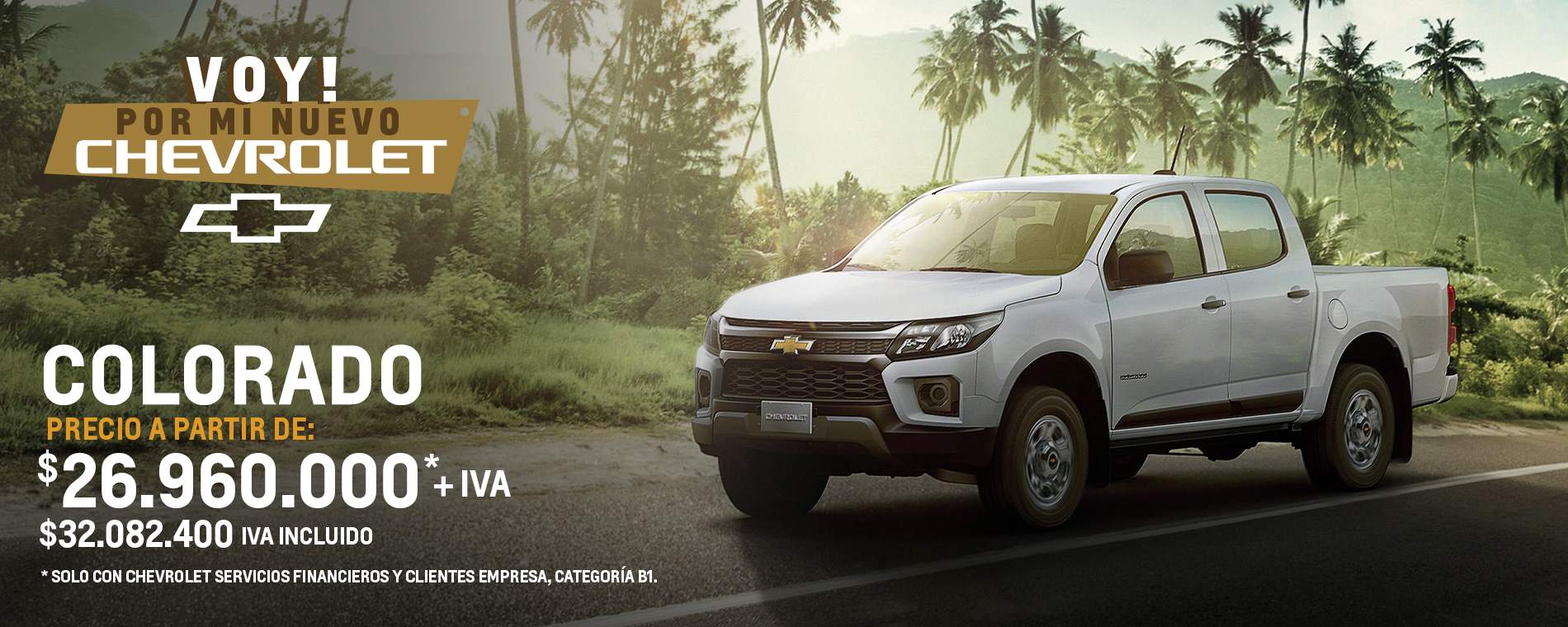 Chevrolet Kovacs- Venta especial Colorado