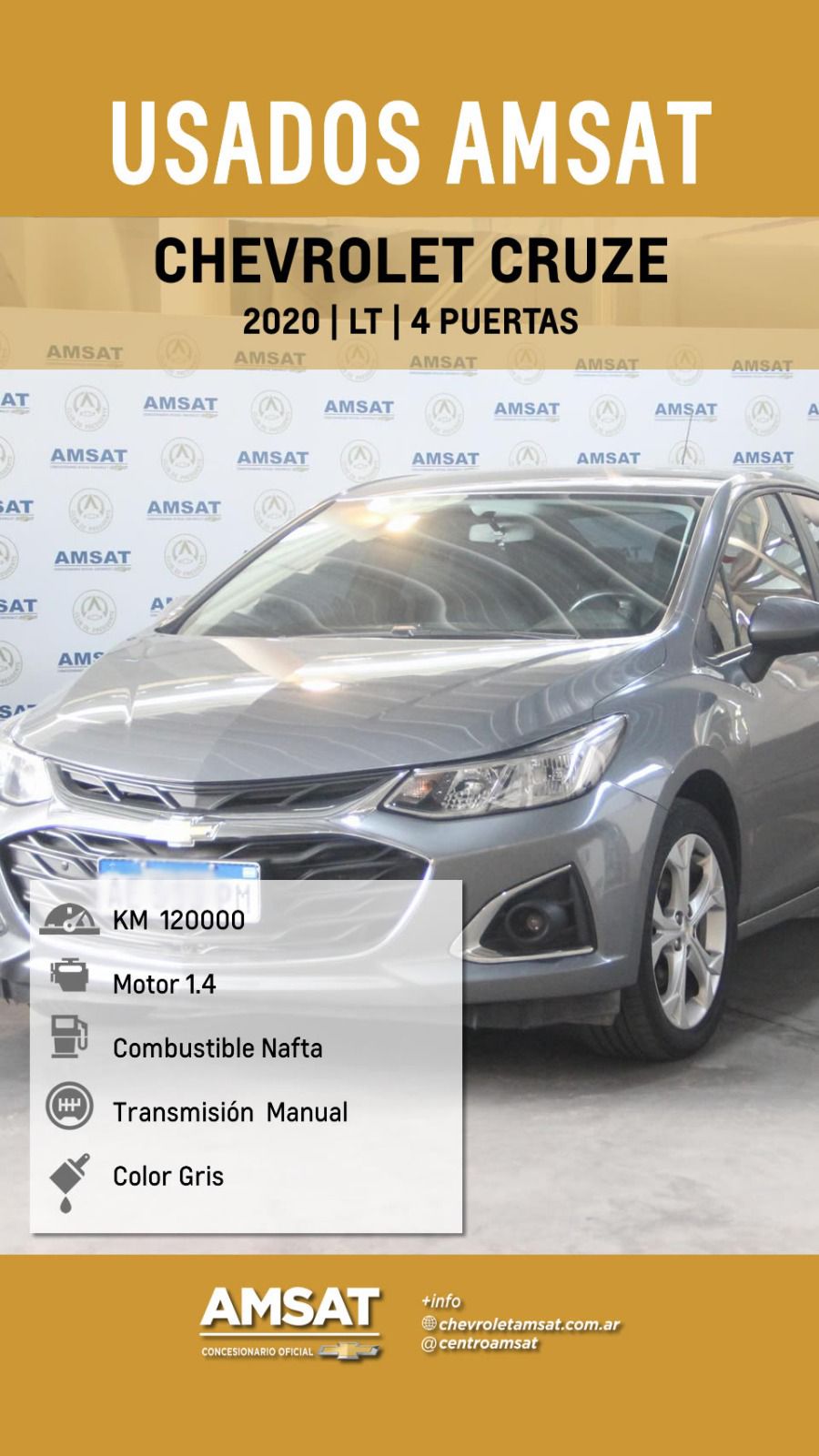 Comprar 2020CHEVROLETCRUZE