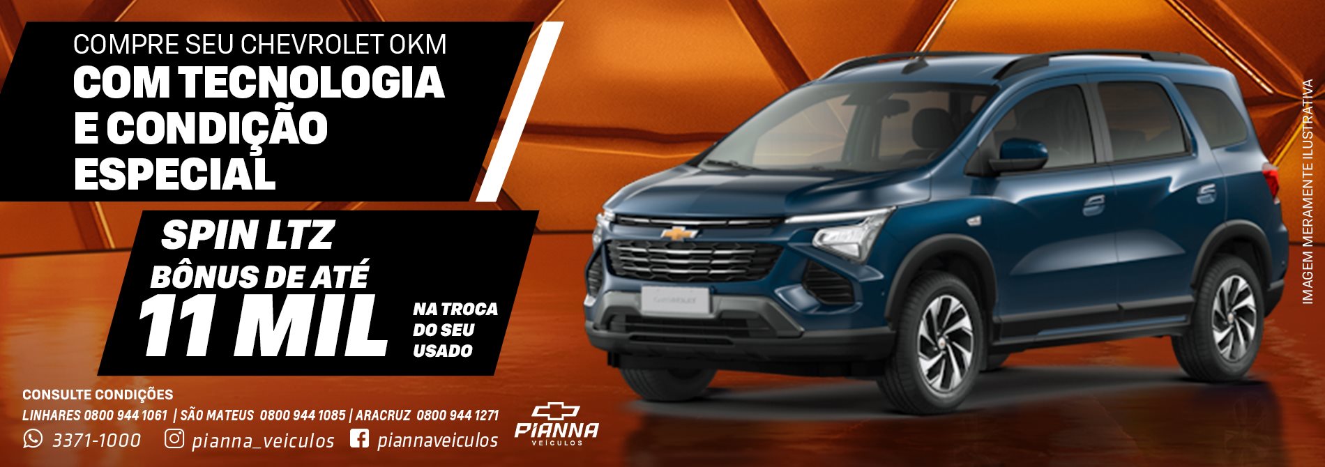 COMPRE SEU CHEVROLET - VENDAS NOVOS - SPIN BANNER