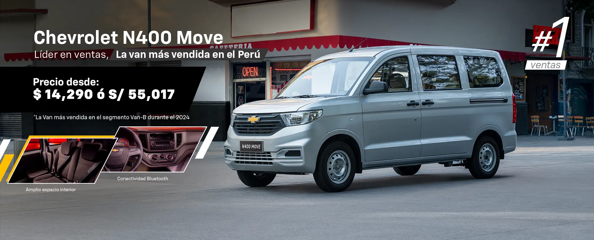 Chevrolet N400 Move - Líder en Ventas