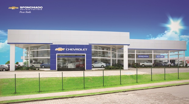 Fachada concessionária Chevrolet Sponchiado Passo Fundo