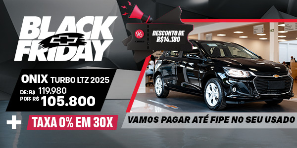 Black Friday Chevrolet Onix Produzido no Rio Grande do Sul Oferta Carros Novos (2)