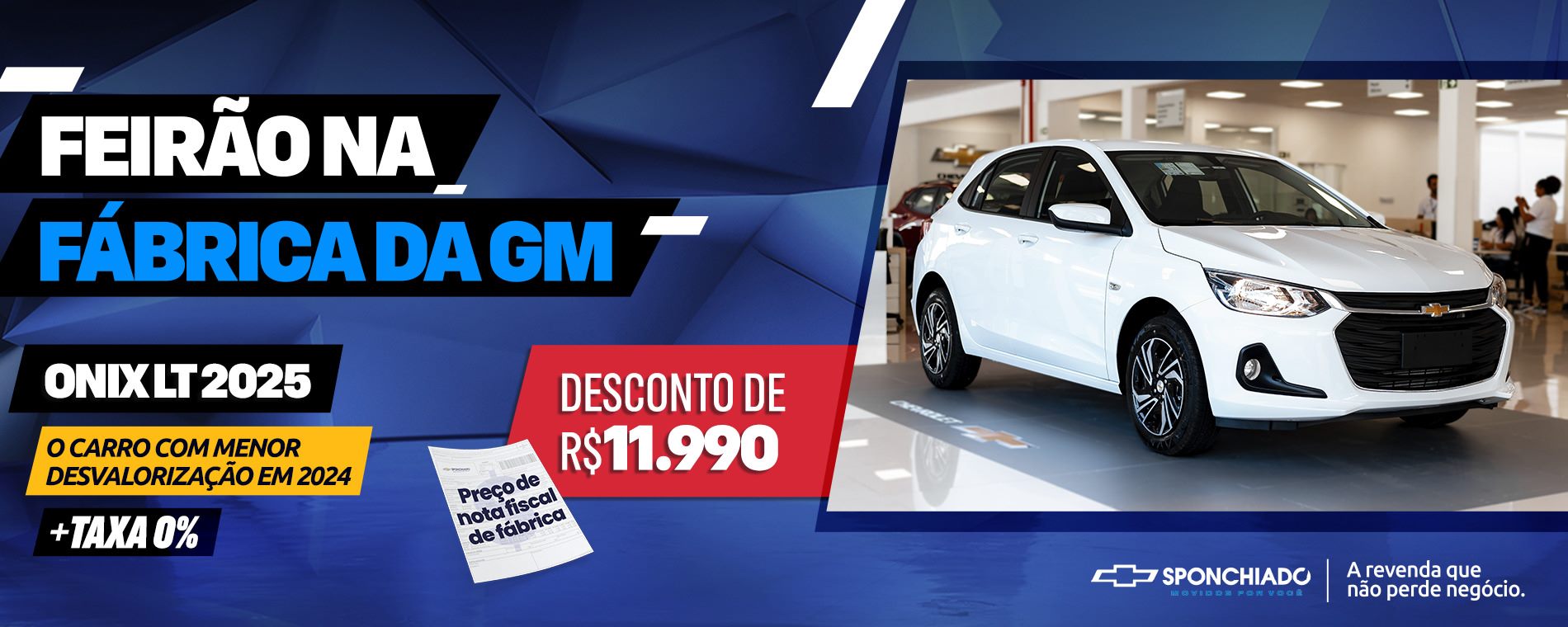 Feirao na fabrica chevrolet sponchiado descontos taxa zero e fipe no seu usado (1)