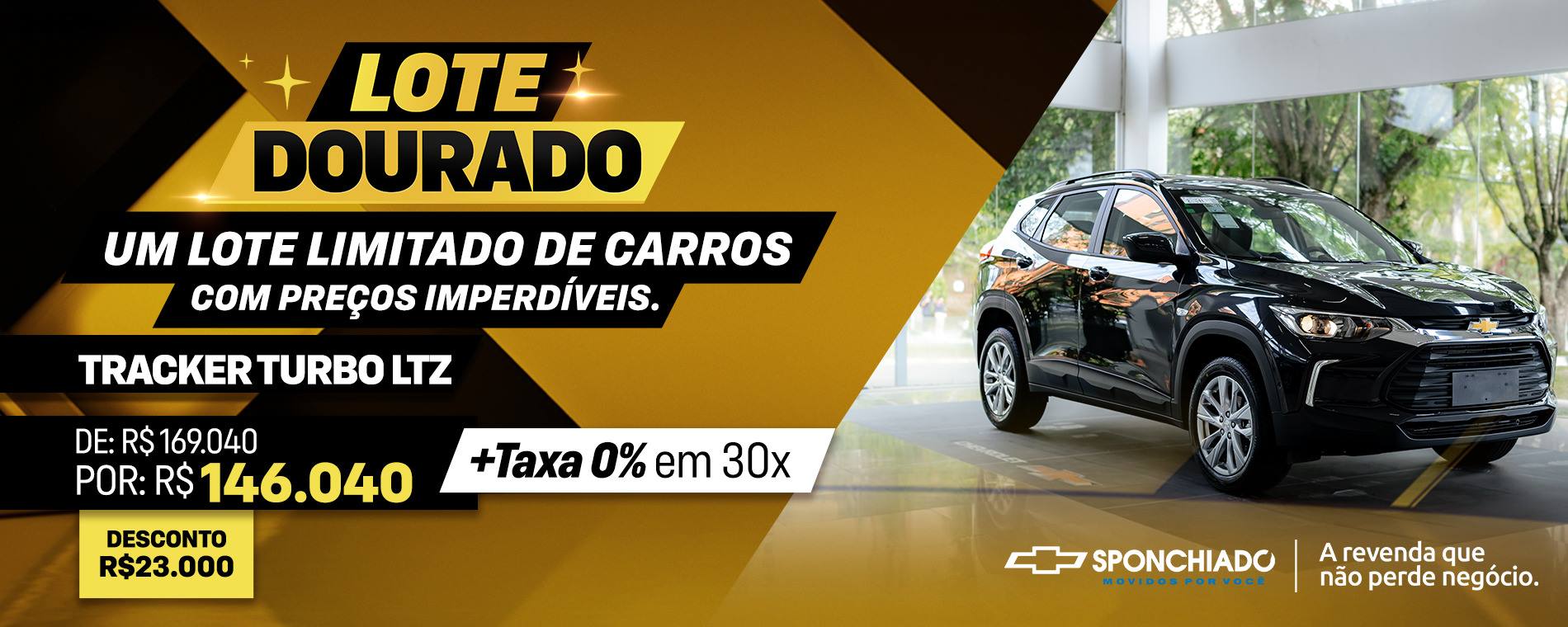 chevrolet sponchiado lote dourado desconto promocao tracker (2)