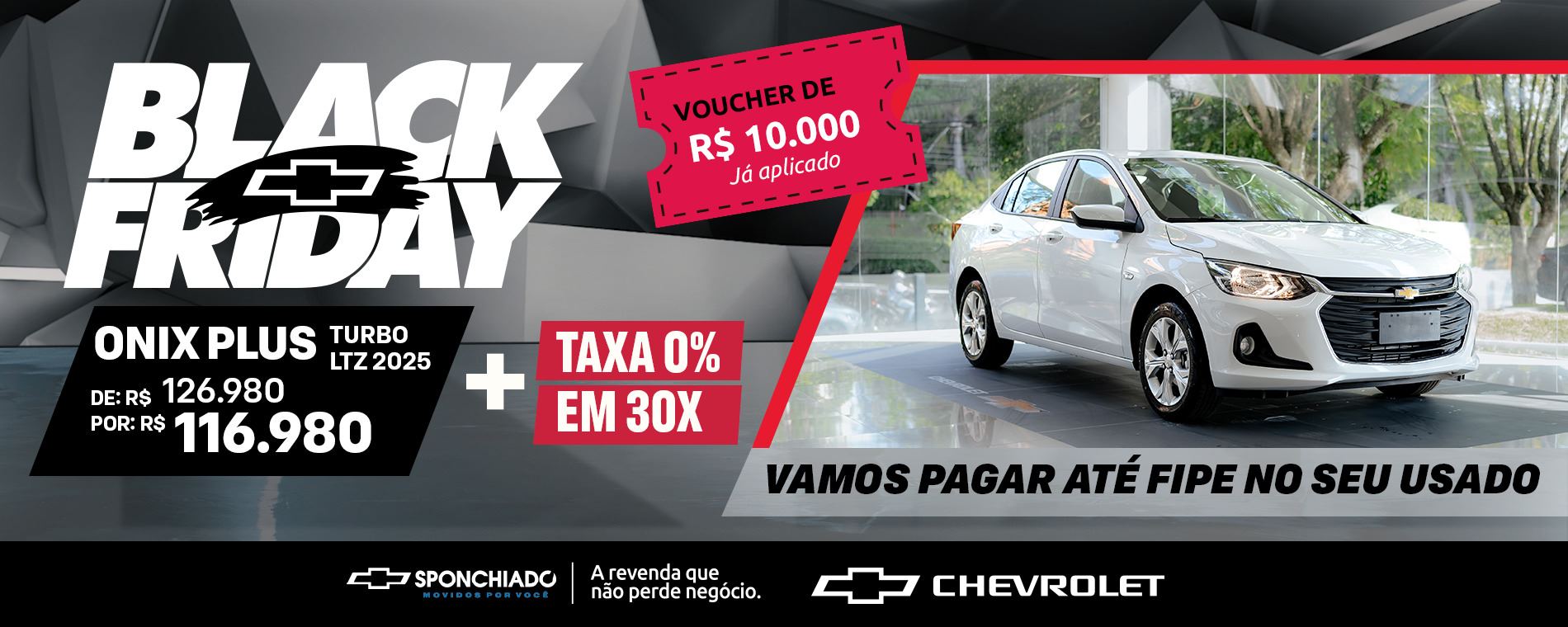 Black Friday Chevrolet no Rio Grande do Sul Novo Onix Sedan LTZ  (1)