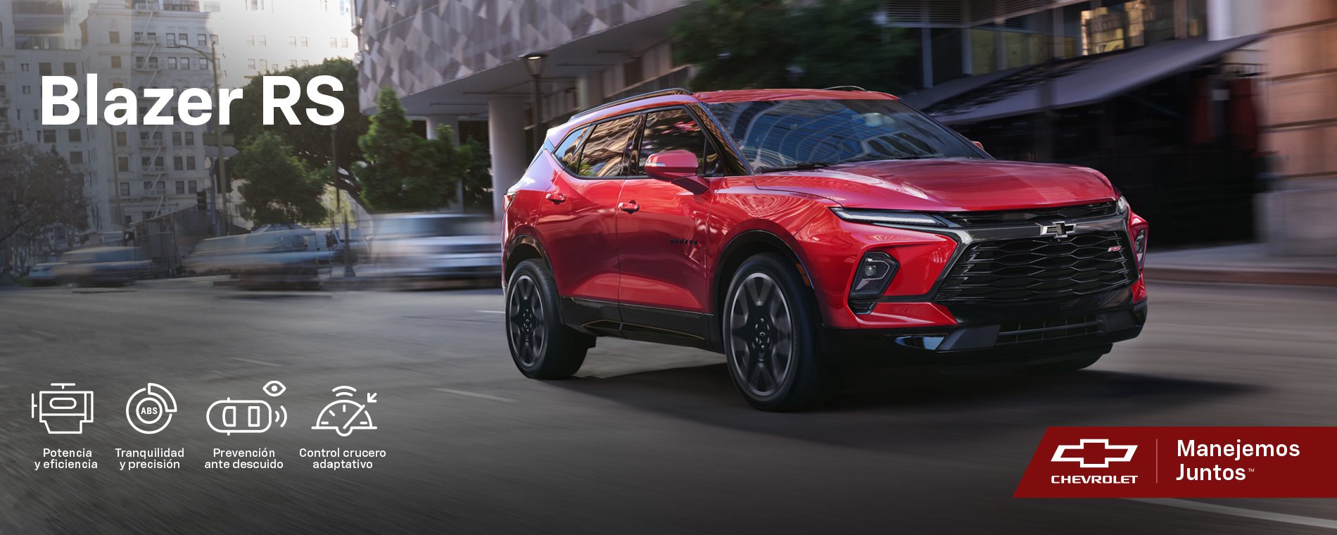 En Divemotor vive la emoción Chevrolet Blazer con Control crucero adaptativo y más